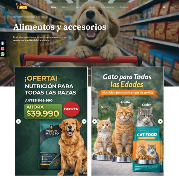 Página web ofertas dinámicas